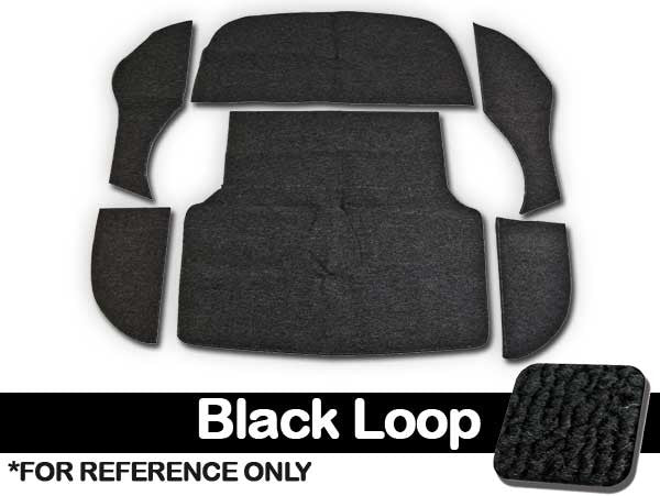 VW Carpet Kit 5pc. (Rear Cargo Area) 1961-74 VW FastBack