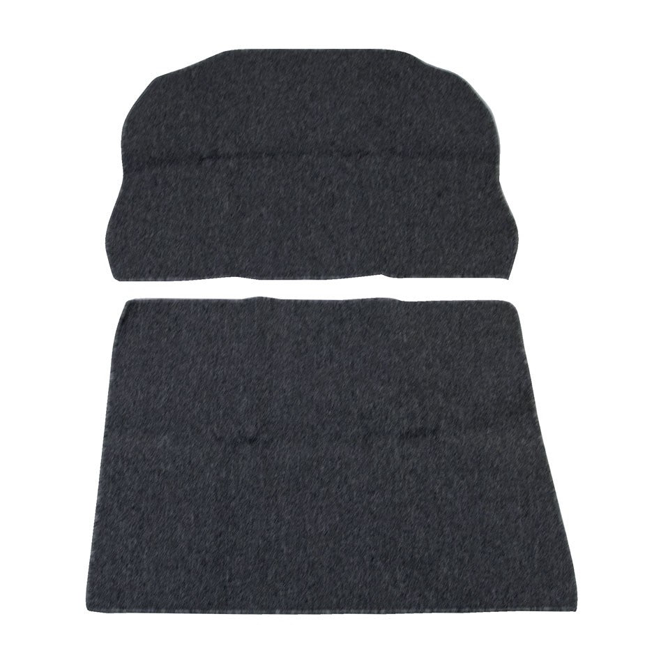 VW Carpet Kit 2pc. (Trunk Area W/O Tire Cover) 1971-72 Super Beetle Sedan or Convertible