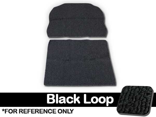 VW Carpet Kit 2pc. (Trunk Area W/O Tire Cover) 1971-72 Super Beetle Sedan or Convertible