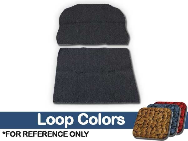 VW Carpet Kit 2pc. (Trunk Area W/O Tire Cover) 1971-72 Super Beetle Sedan or Convertible