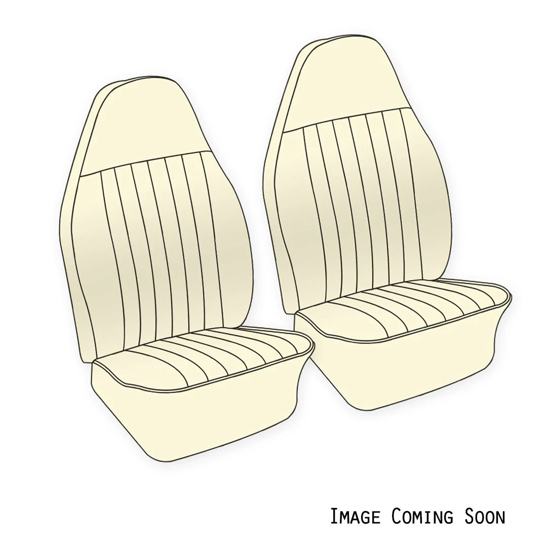 1973 Bug Sedan/Convertible Original Seat Upholstery, Front Only Basketweave Vinyl