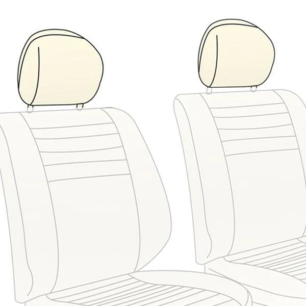 1977-84 Bug & Water Cooled Models Headrest Covers, H1 Style, 1 pr.