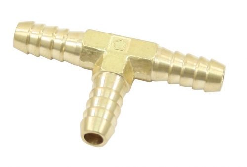1/4" Brass Fuel Fitting "T", 4-5mm