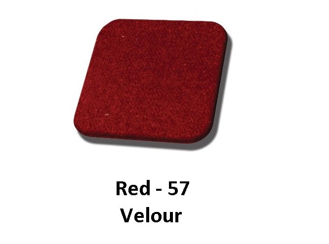 65-67 Squareback Front & Rear Seat Upholstery Red Encore Velour