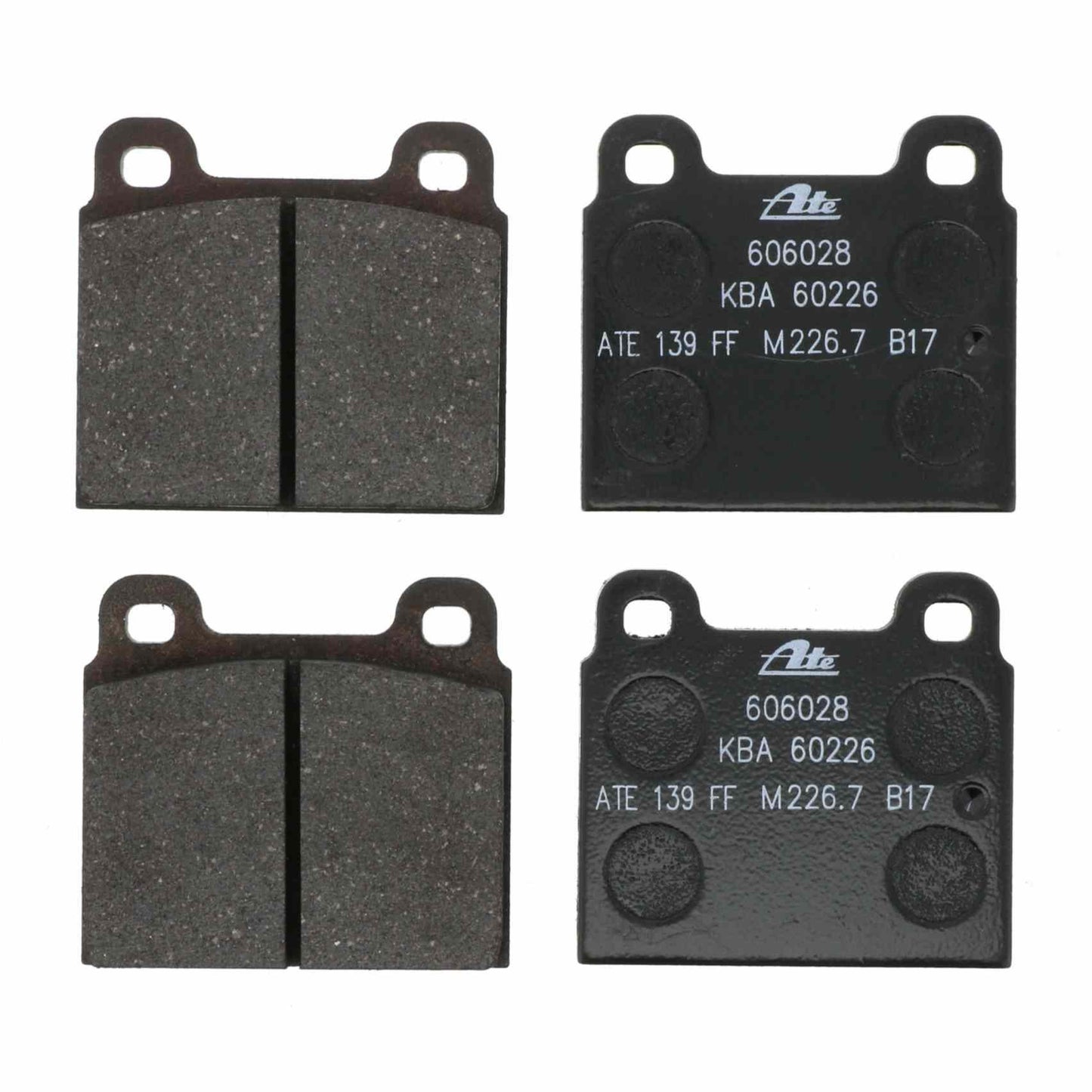 7021-D45M VW Bus & Vanagon Front Brake Pads - 1973-1985 (D195)