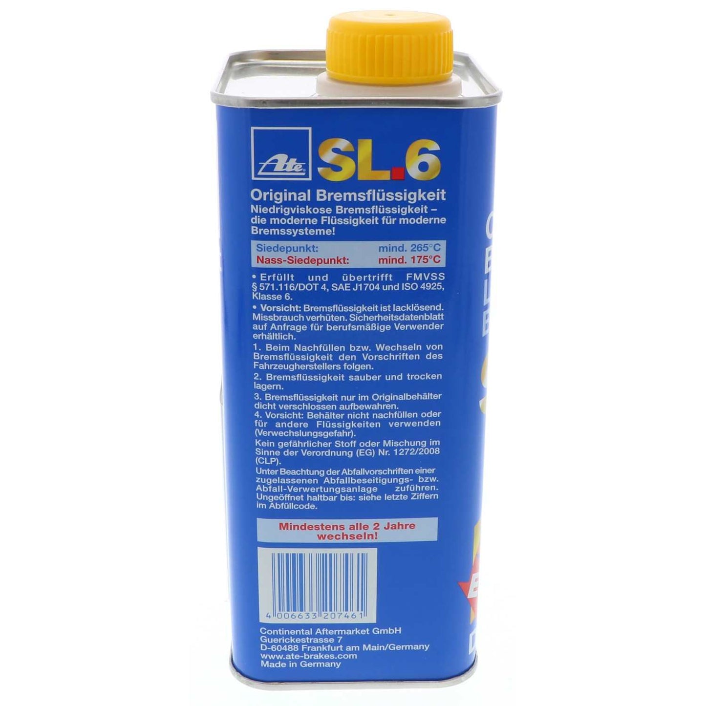 Brake Fluid ATE SL.6 DOT 4 Low Viscosity 1 Liter