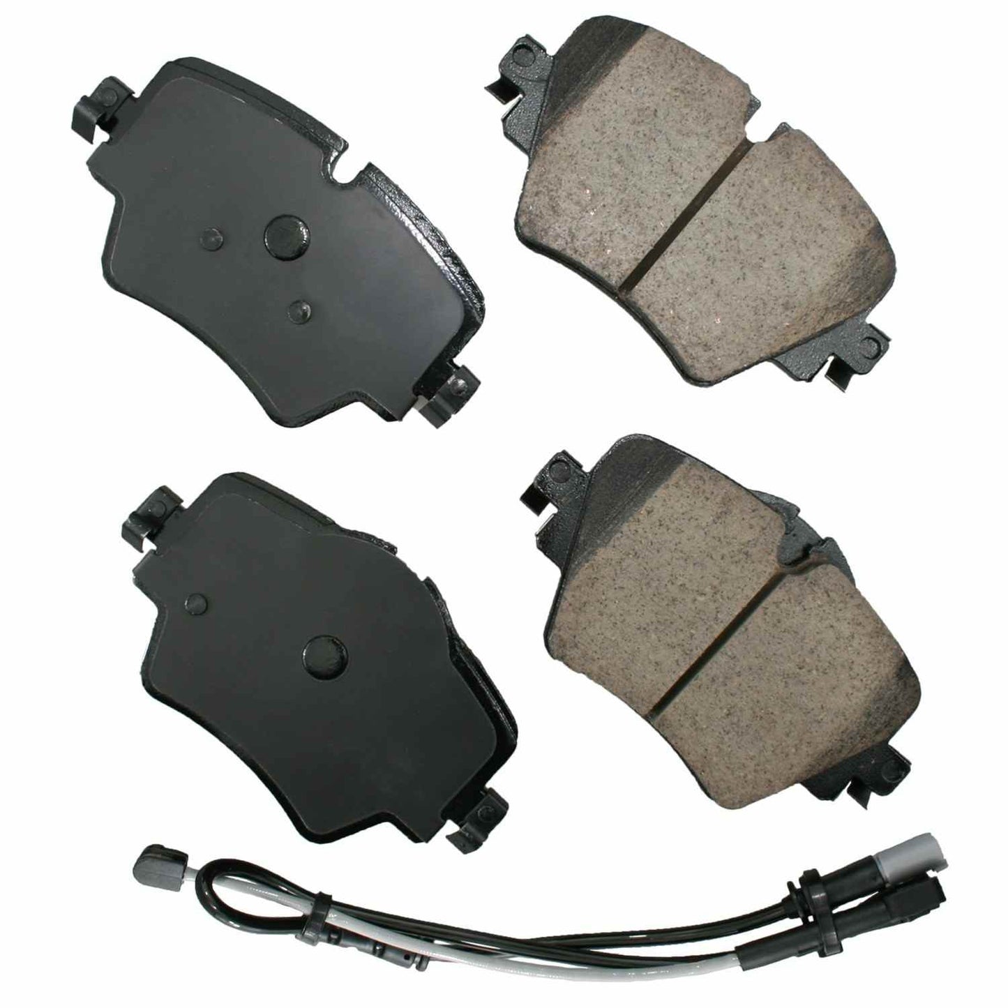 Akebono EURO Ultra Premium Ceramic Disc Brake Pad Kit Fronts