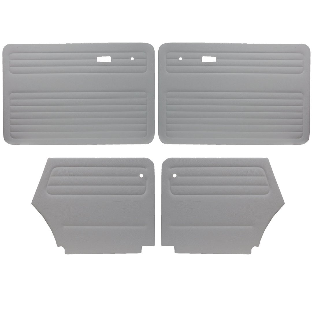 Authentic Style Door Panels - Full Set Without Pockets - 73-79 Bug Convertible