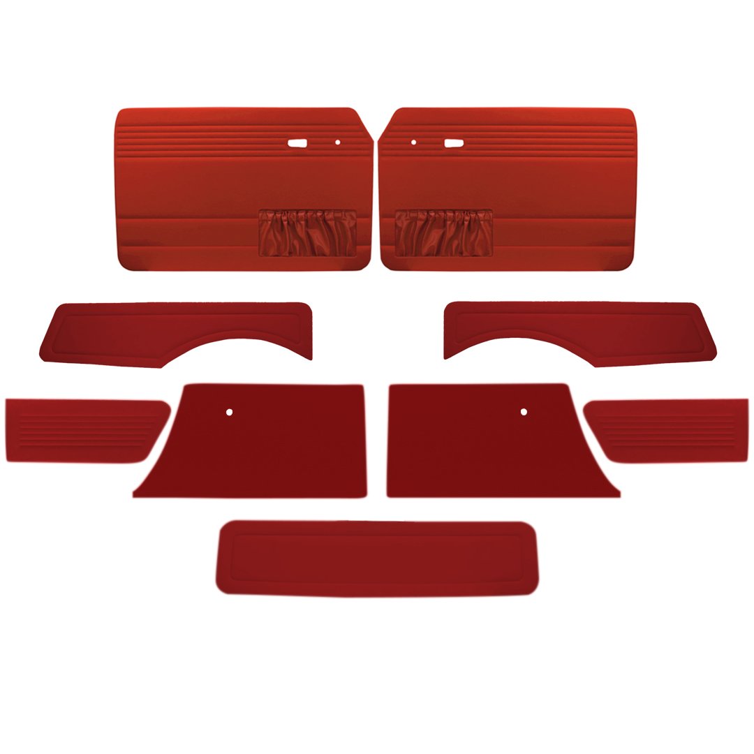 Authentic Style Door Panels - Full Set with Pockets - 1968-74 VW Squareback