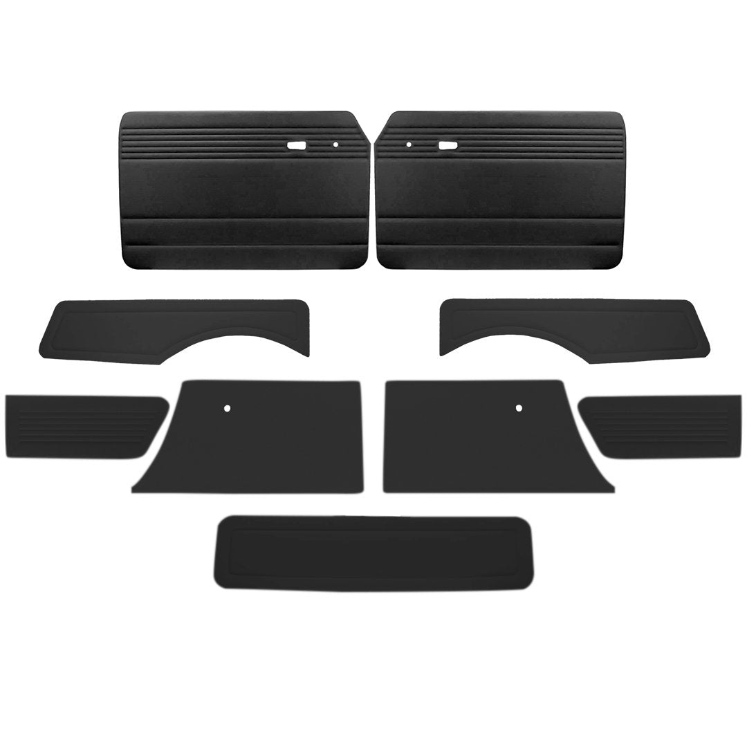 Authentic Style Door Panels - Full Set without Pockets - 1968-74 VW Squareback