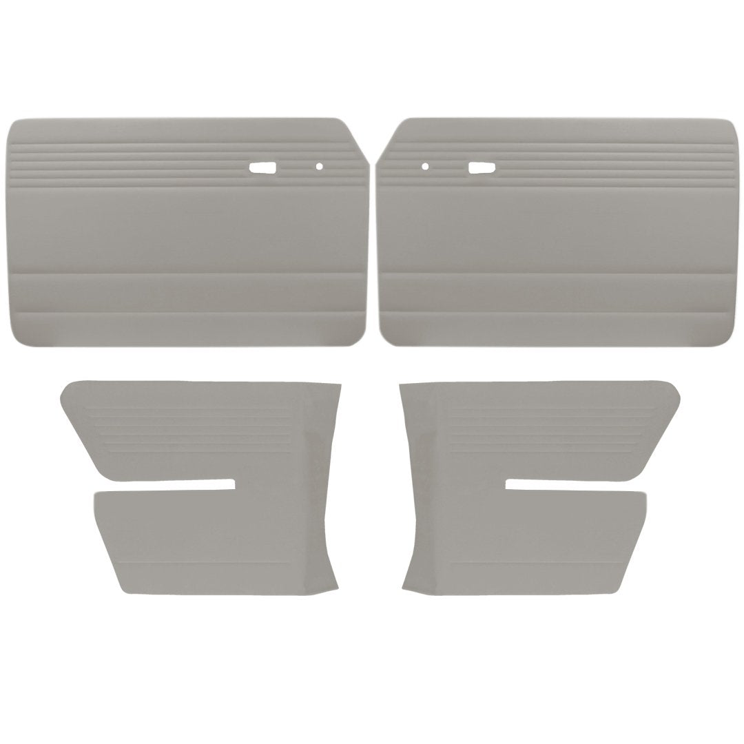 Authentic Style Door Panels - Full Set without Pockets - 1973-74 VW Fastback