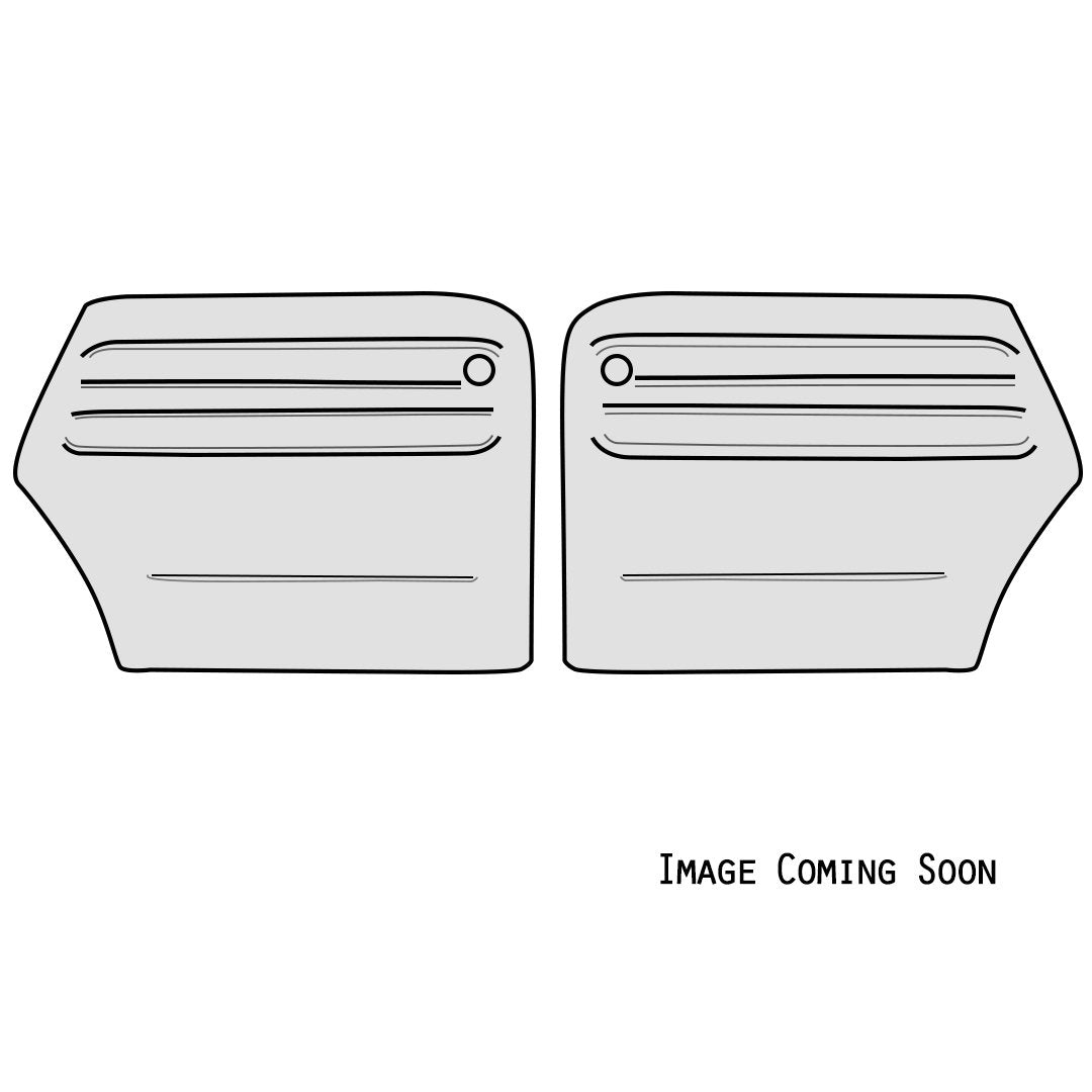 Authentic Style Door Panels - Rear Only - 56-64 Bug Convertible