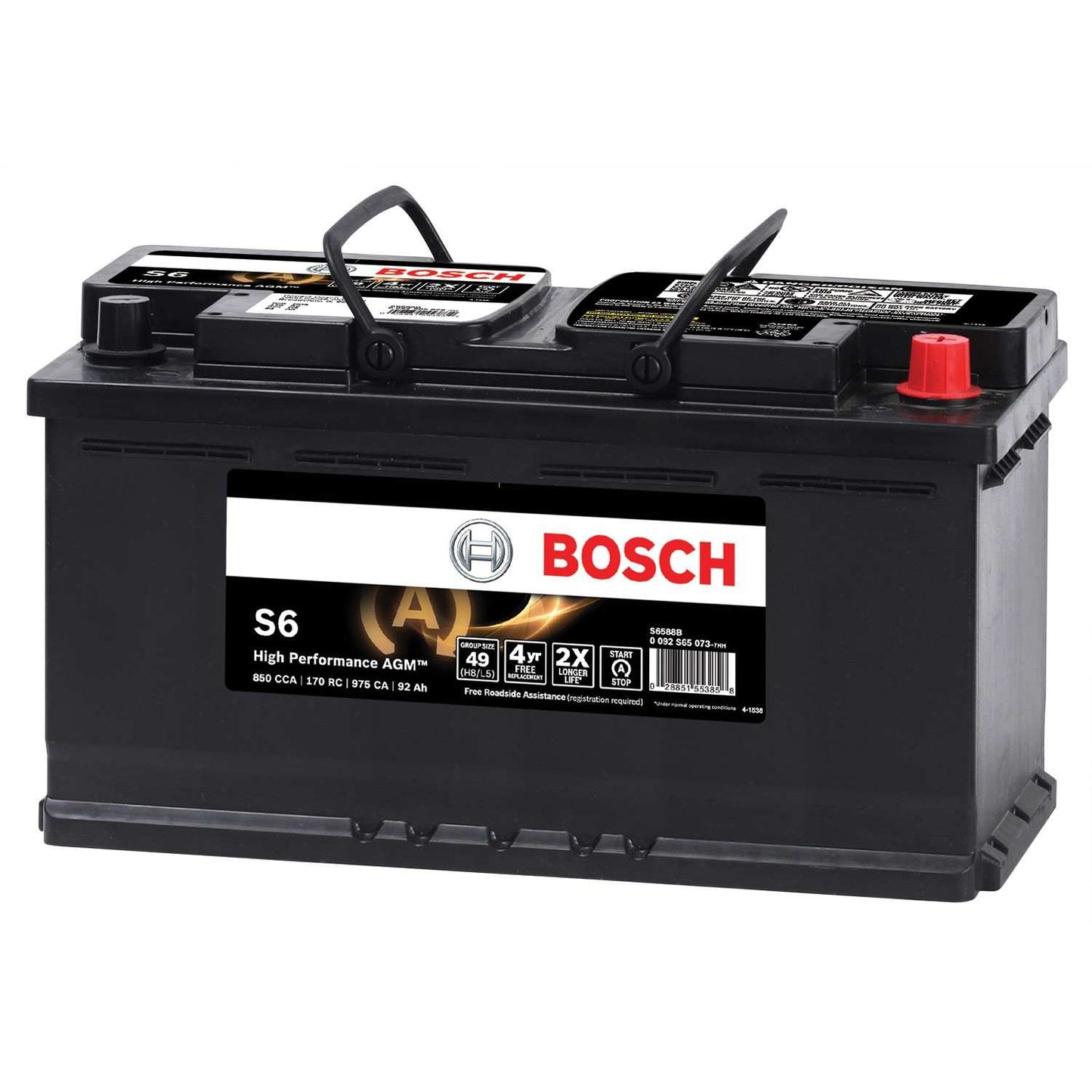100% New Bosch Battery 90Ah, 900CCA