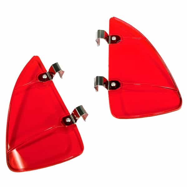Wind and Rain Deflectors, Red (Breezies)