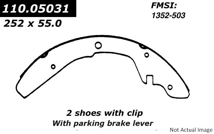 BRAKE SHOE SET VANAGON 80-91