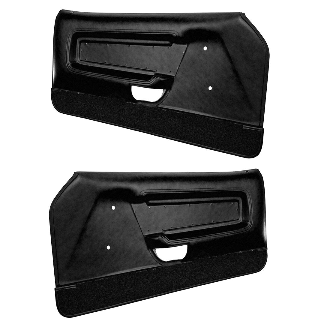 Deluxe Door Panel with Carpet - 1971-73 Mustang