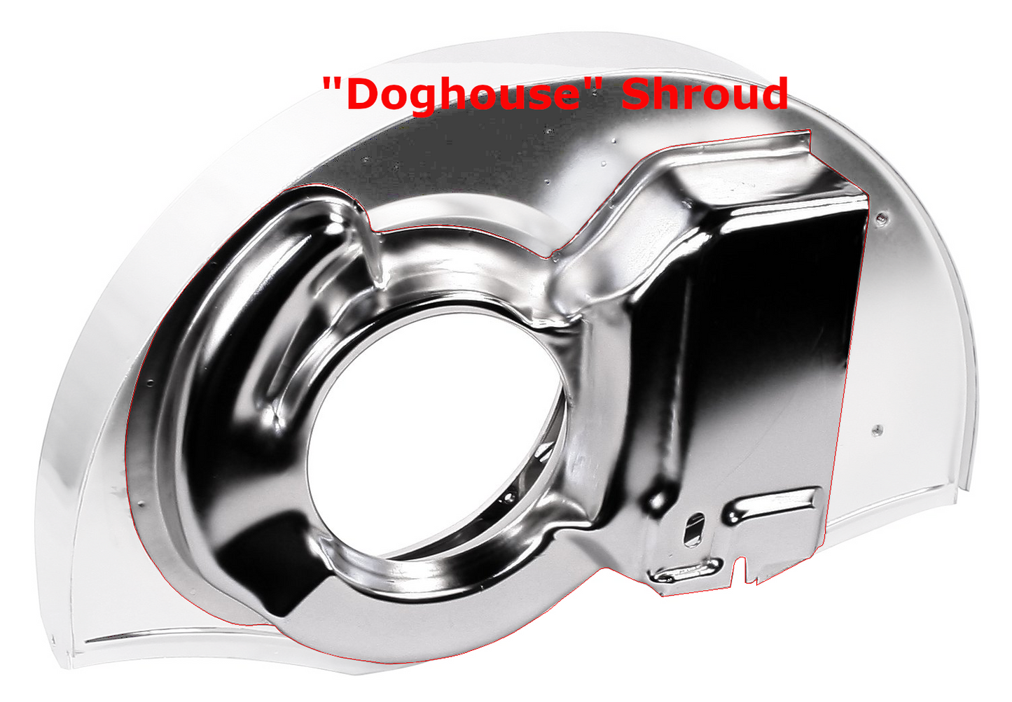 36HP Style Fan Shroud Doghouse Cooler Chrome NO HEAT