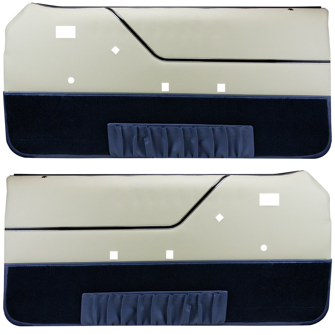 Door Panels with Manual Windows - 1983-84 Mustang Convertible
