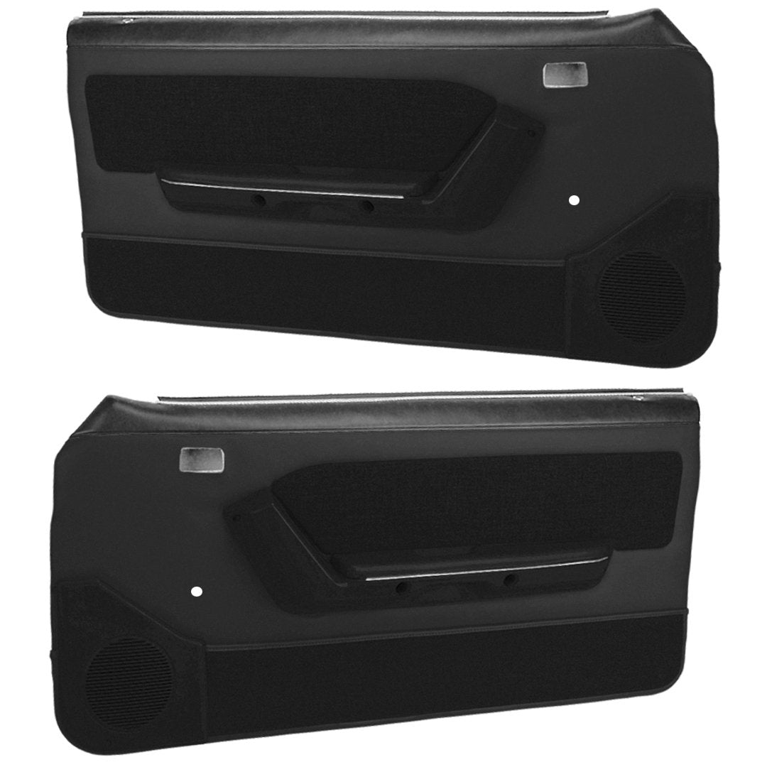 Door Panels with Manual Windows - 1987-89 Mustang Convertible