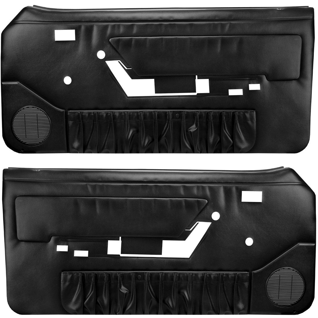 Door Panels with Manual Windows - 1990 Mustang Convertible
