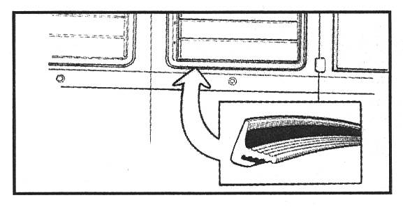 Bus 50-67 Louvered Window Outer Frame & Lower Flap Seals (2pcs) - 231-321