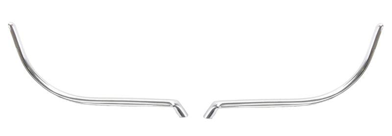 Bug 58-69 Dash Defrost Vent Trim Chrome Pair