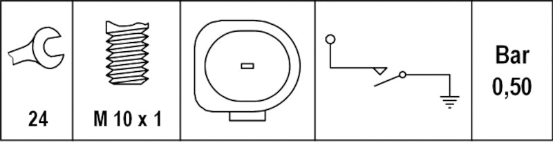SWITCH, OIL PRESSURE A/D