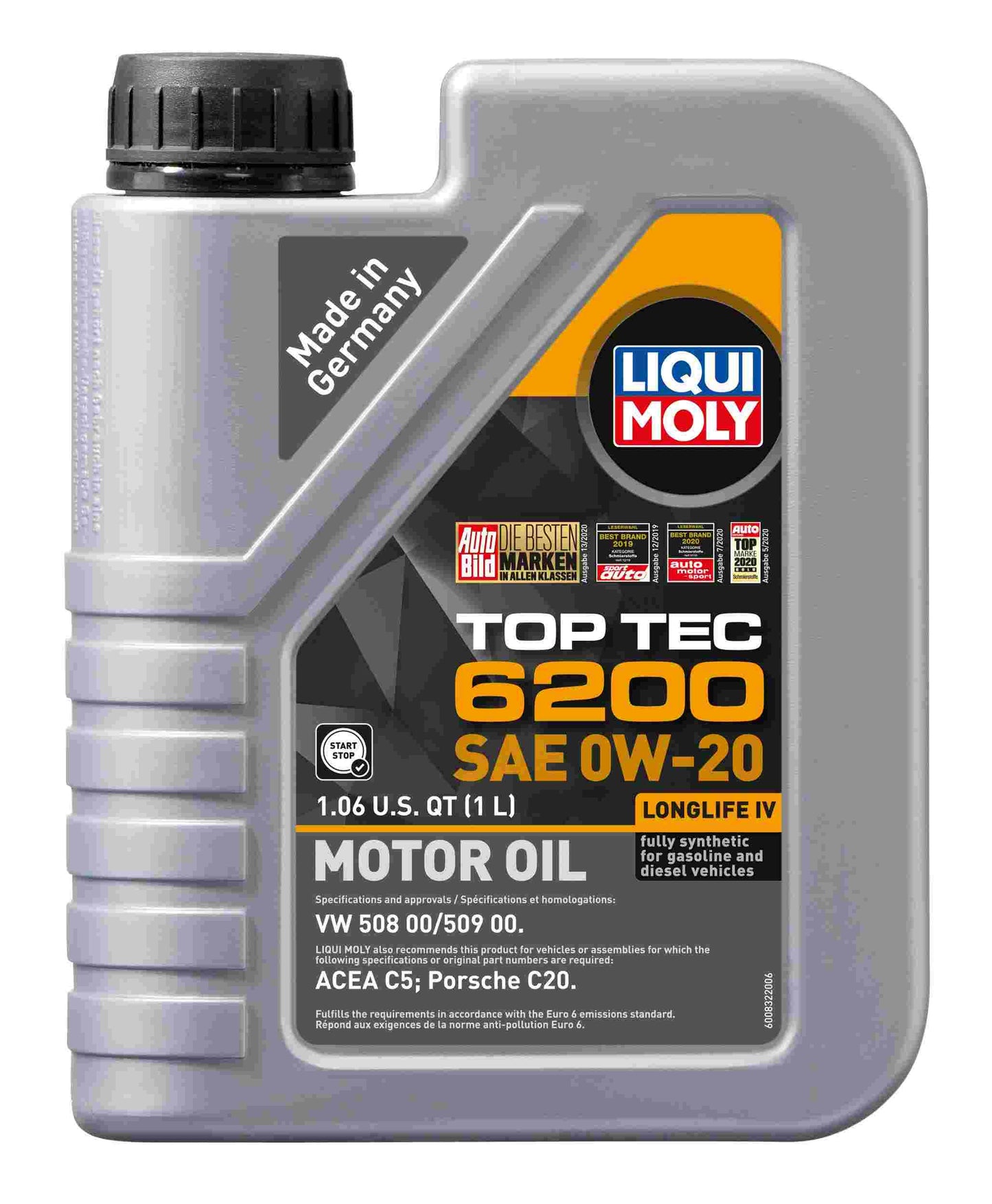 0W-20 Top Tec SAE Liqui Moly Engine Oil 1L