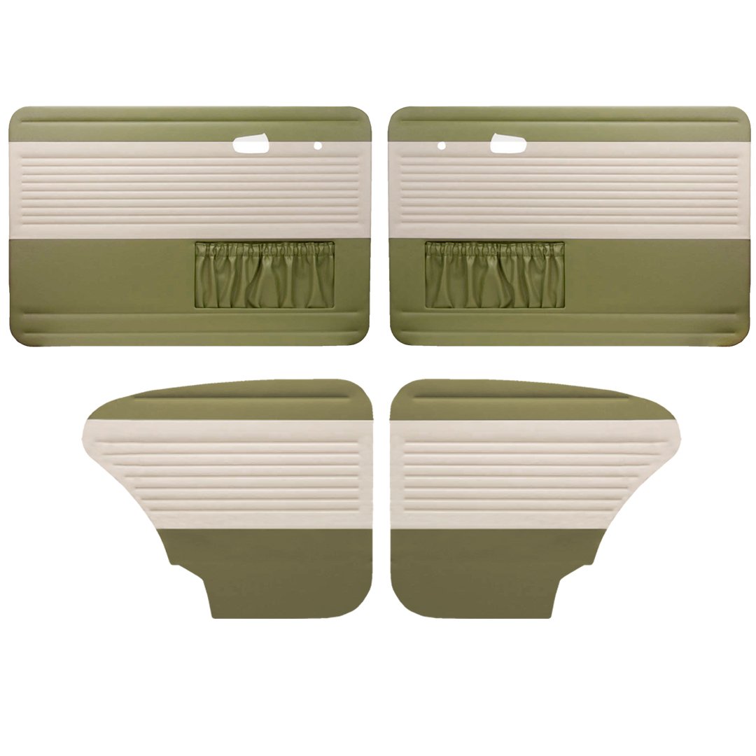 OEM Classic Panels - Front & Rear (W/Pockets on Both Sides) - 67-78 Bug Sedan