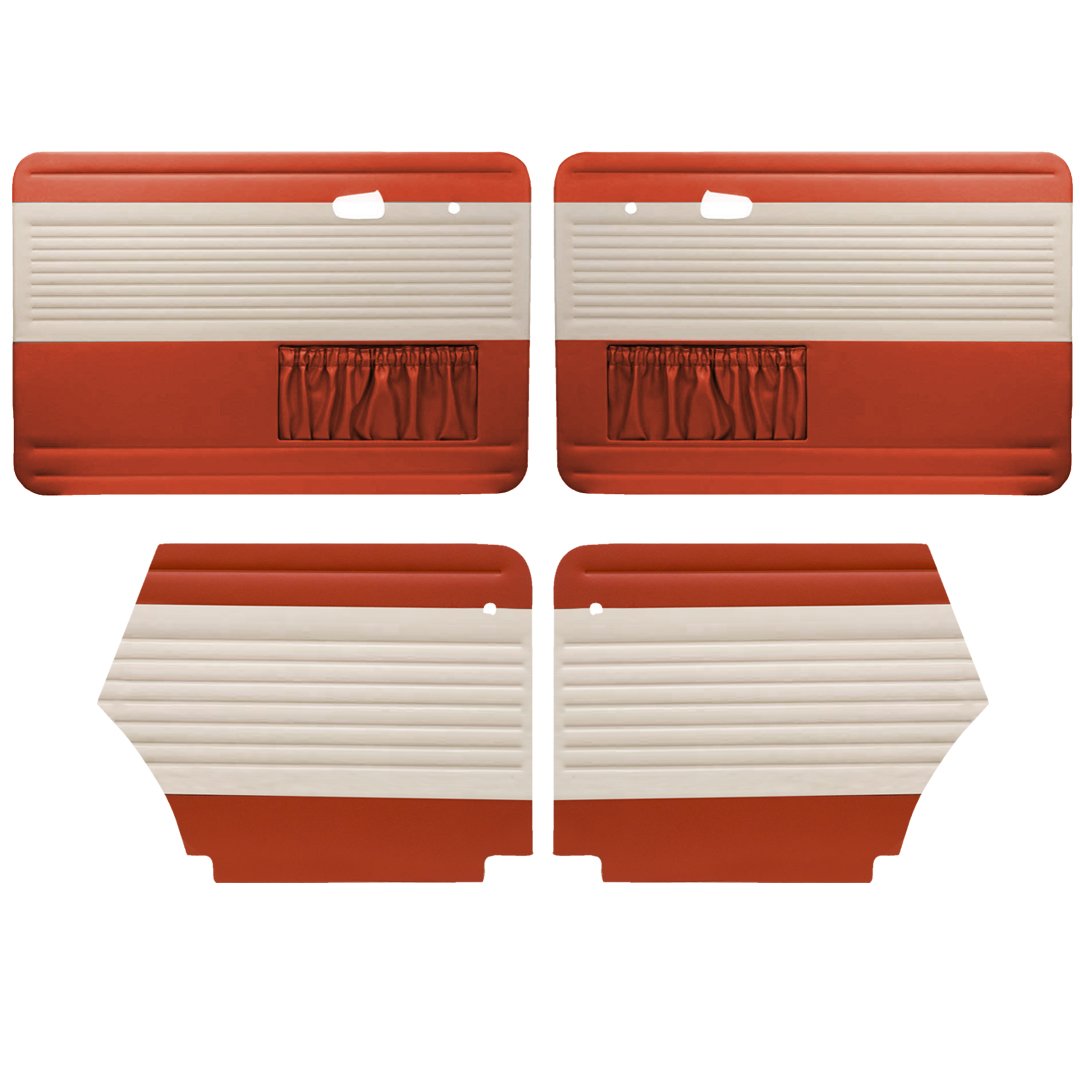 OEM Classic Panels - Front & Rear (W/Pockets on Both Sides) - 73-79 Bug Convertible