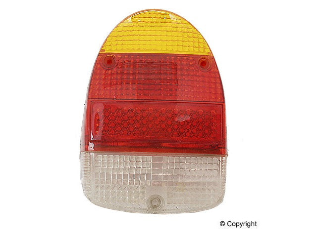 Bug 68-70 Tail Light Lens Amber/Red/White Euro Left or Right