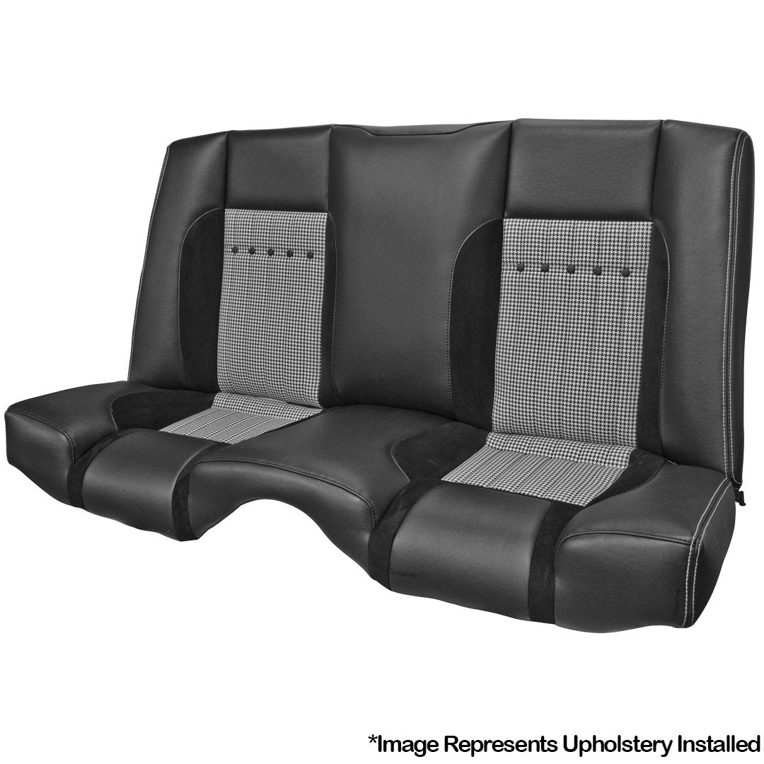 Rear Deluxe Houndstooth Sport R Seat - 1969 Camaro