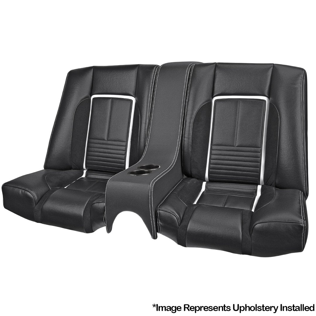 Rear Deluxe Sport R Seat w Console - 1967 Camaro