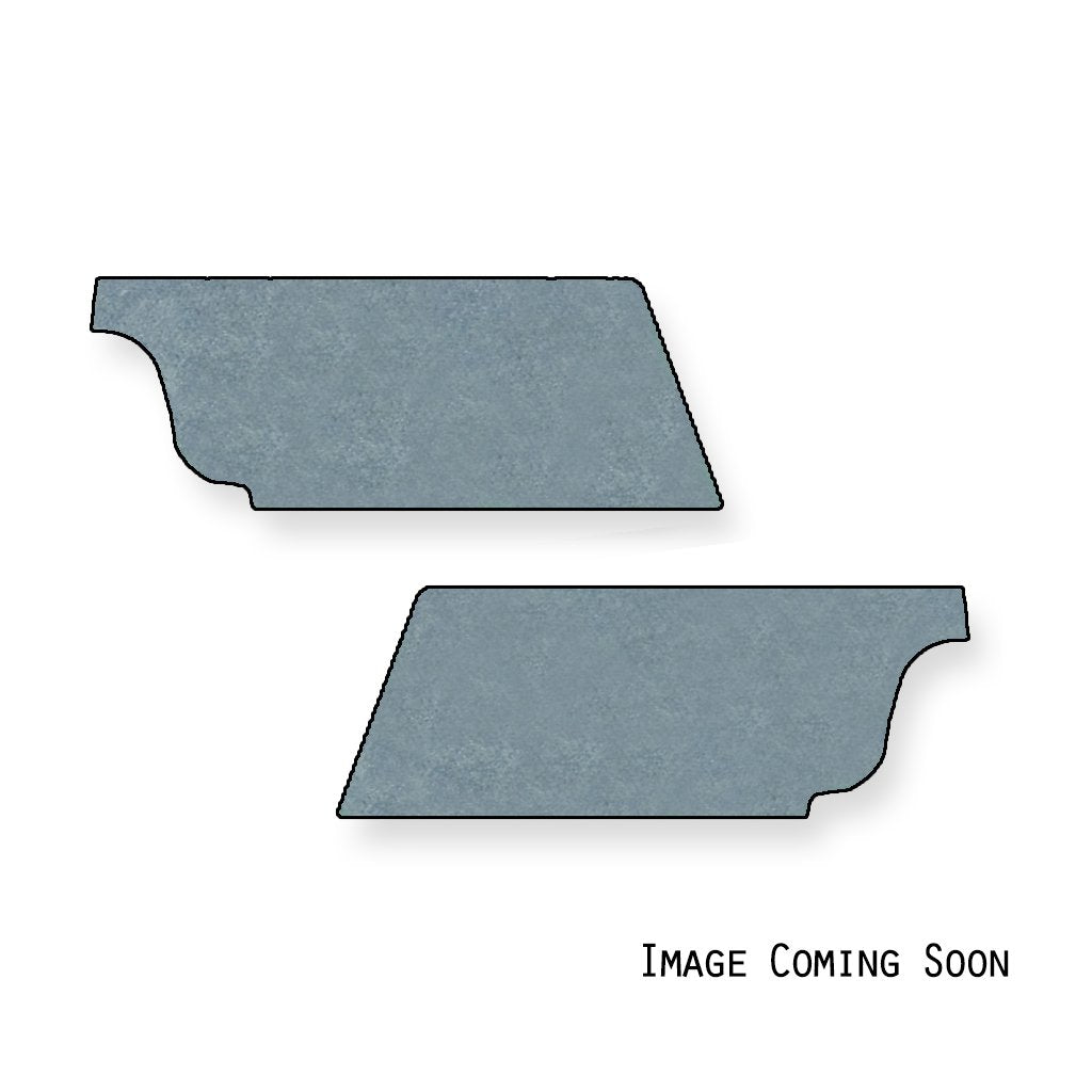 Rear Kick Panels - 2pc - Bug 50-59 -Convertible