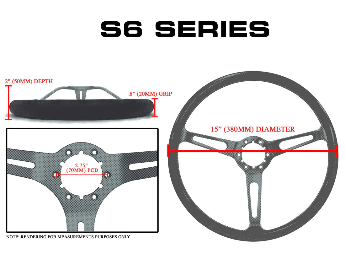 15" Steering Wheel Chrome 3 Spoke Slotted, Classic Wood