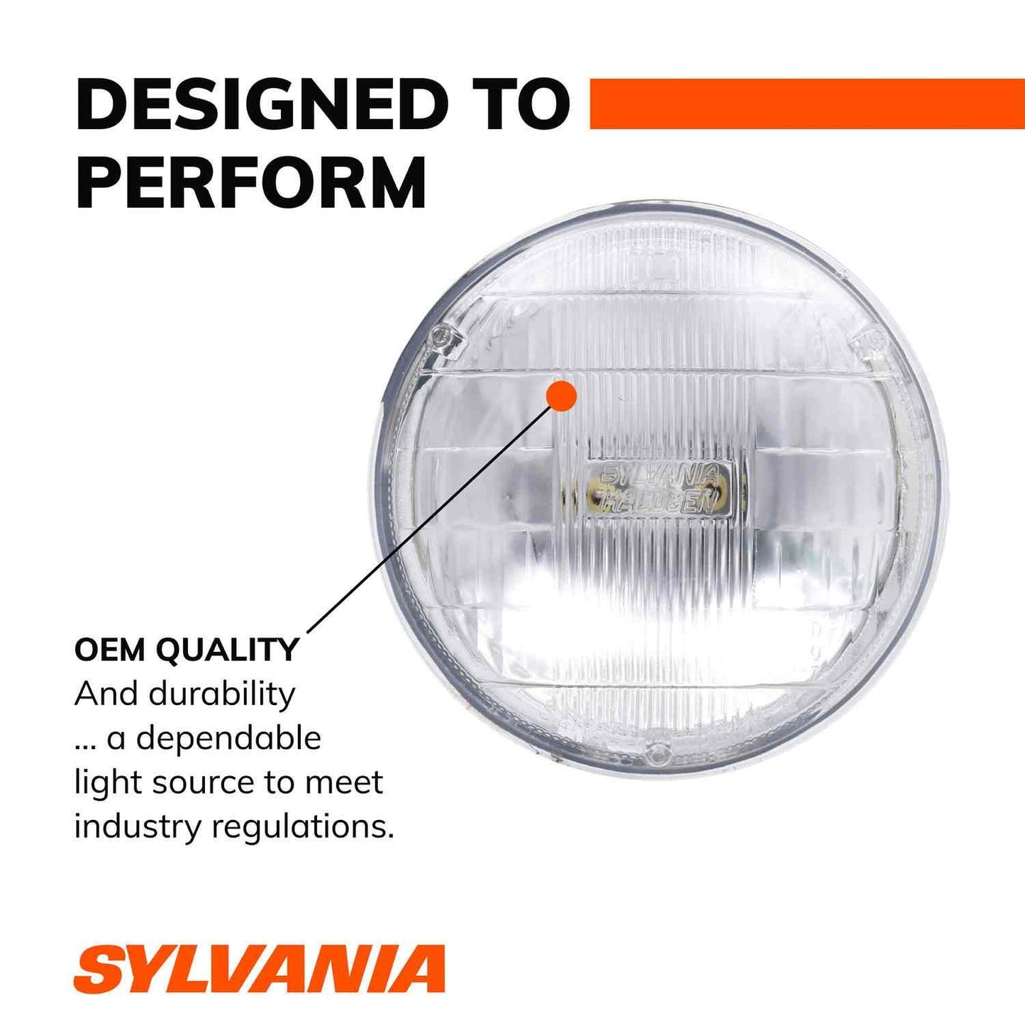 H5001 Basic Sealed Beam 5" Diameter Headlight Bulb