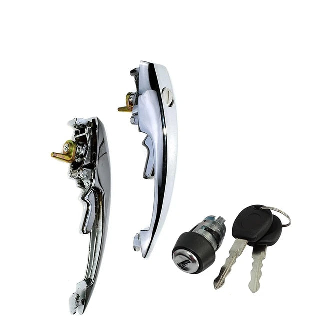 T1 71-79, Door Handle & Ignition Set, Chrome