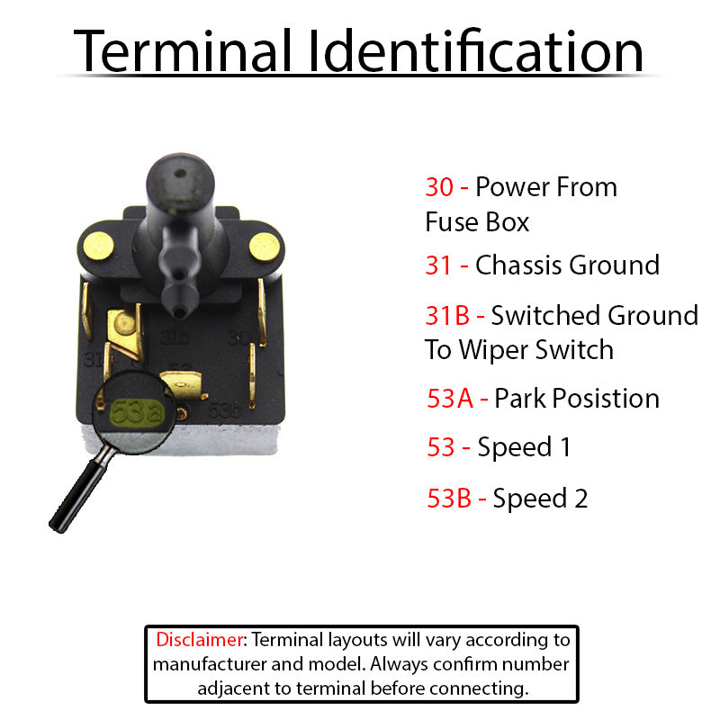 T1 61-67, Bus 68-72, T3 67, Wiper Switch Two Speed