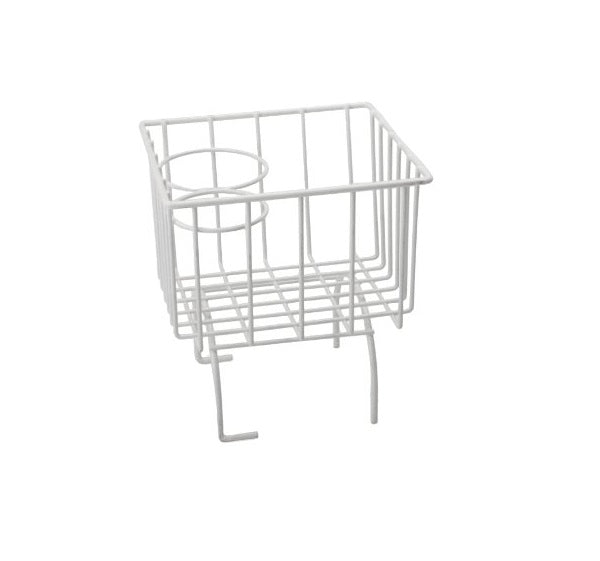 Wire Hump Basket, White, Type 1