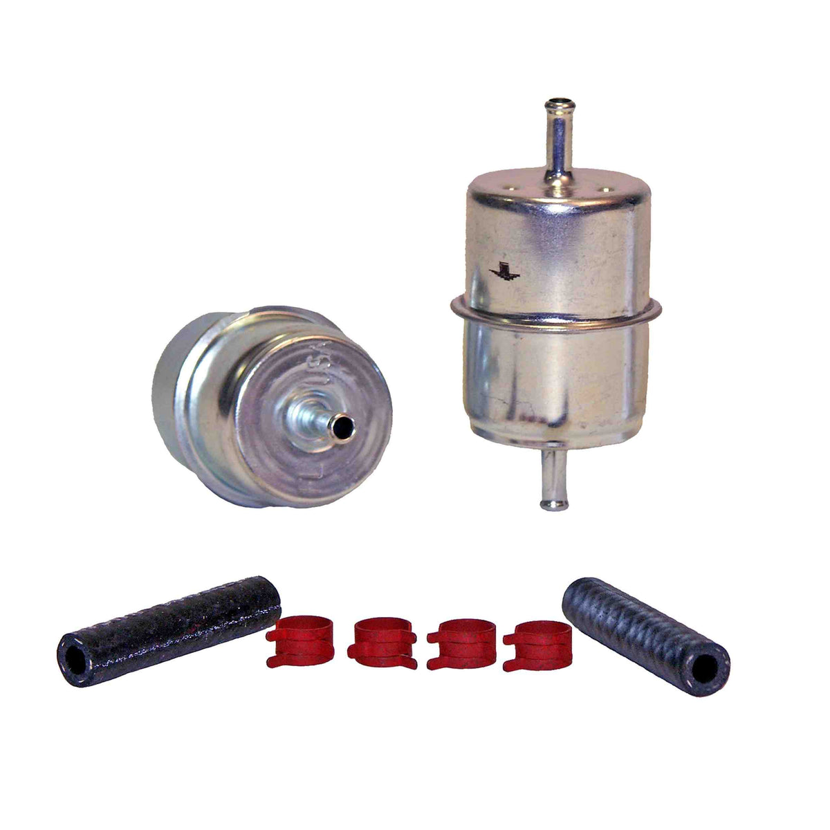 WIX 1/4" In-Line Metal Fuel Filter w/ Clamps