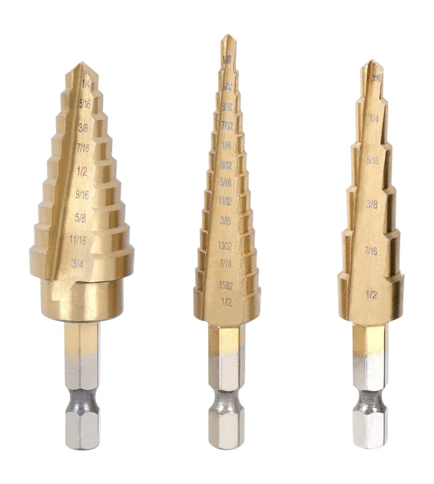Step Bit Set 3pc "Christmas Tree" Bits