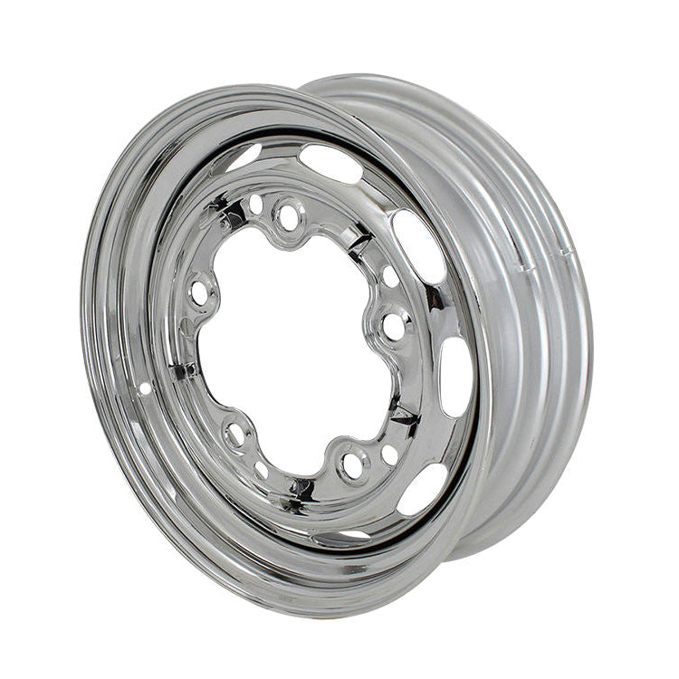 5 LUG 15 x 5 1/2 CHROME SLOTTED
