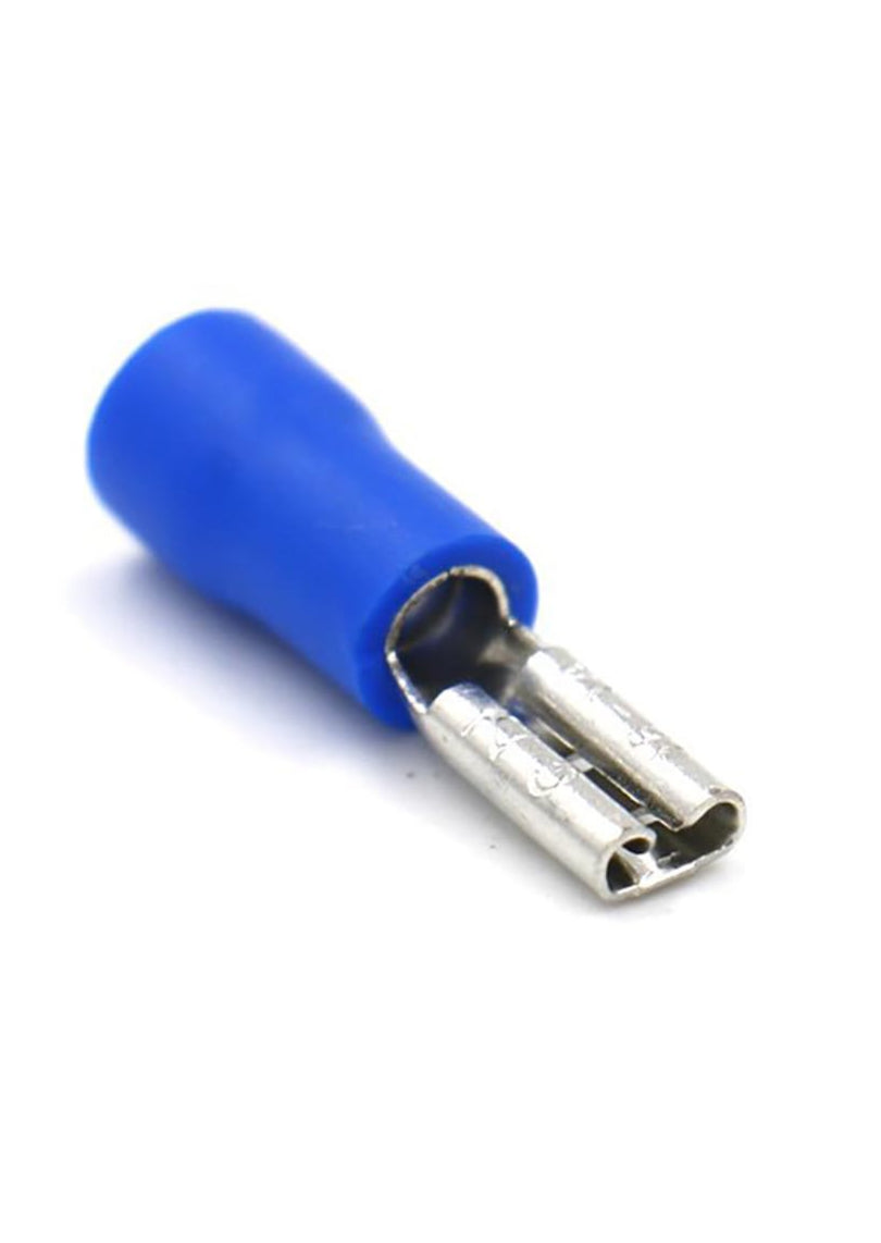 Wire Connector,  16-14 Ga Blue Female Spade 5.3mm