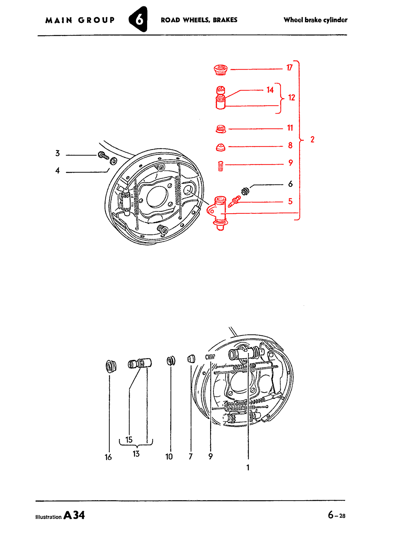 58-77 Bug, Ghia Front Wheel Cylinder