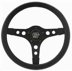 13" STEERING WHEEL, GRANT BK