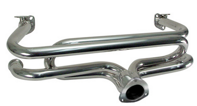 EMPI Header Only, w/ Large 3-Bolt Flange (CERAMIC)