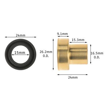 61-79 Transaxle Nose Cone Seal and Bushing Kit