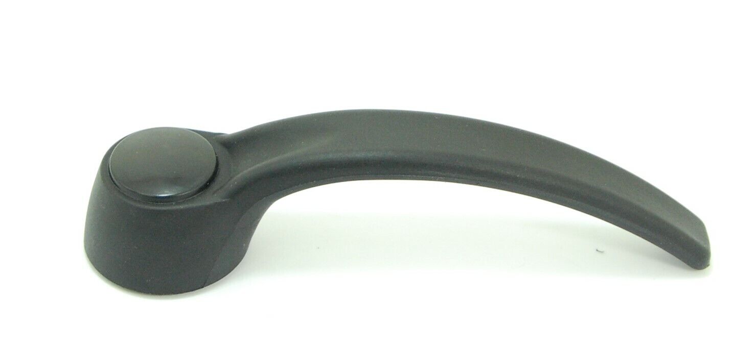 INSIDE SLIDING DOOR HANDLE WITH CAP BUS 68-79 BLACK