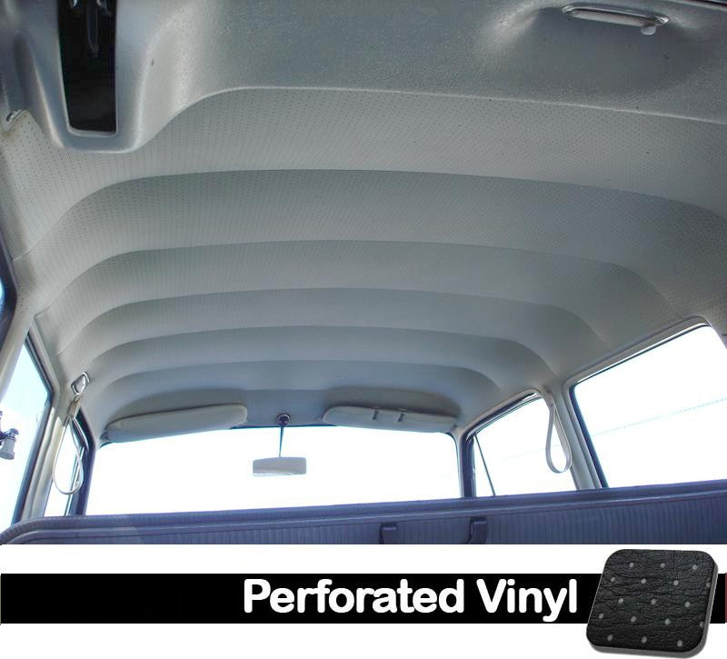 Original Style Headliner, W/Post Mat., W/Sunroof - Perforated Vinyl