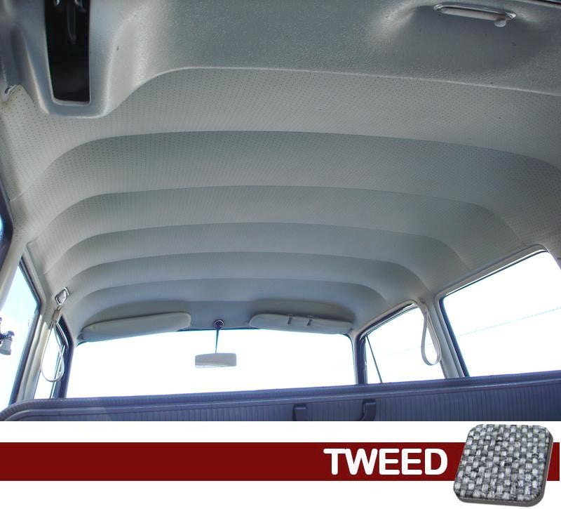 Original Style Headliner, W/Post Mat. - Tweed